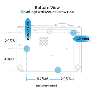 BenQ AK700ST 4000-Lumen 4K Short Throw Laser Golf Simulator Projector