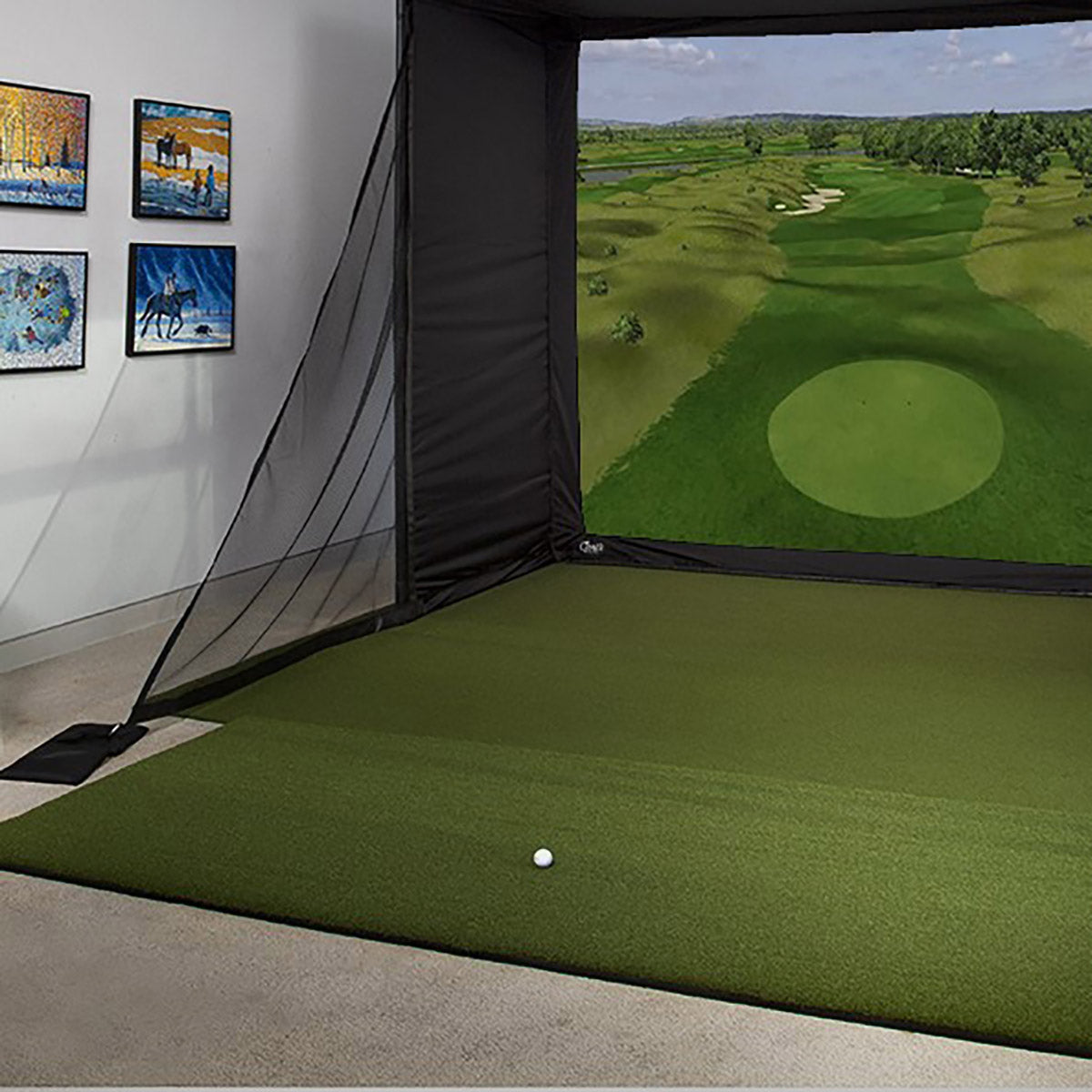 Carl's Place DIY Golf Enclosure Kit with Impact Screen