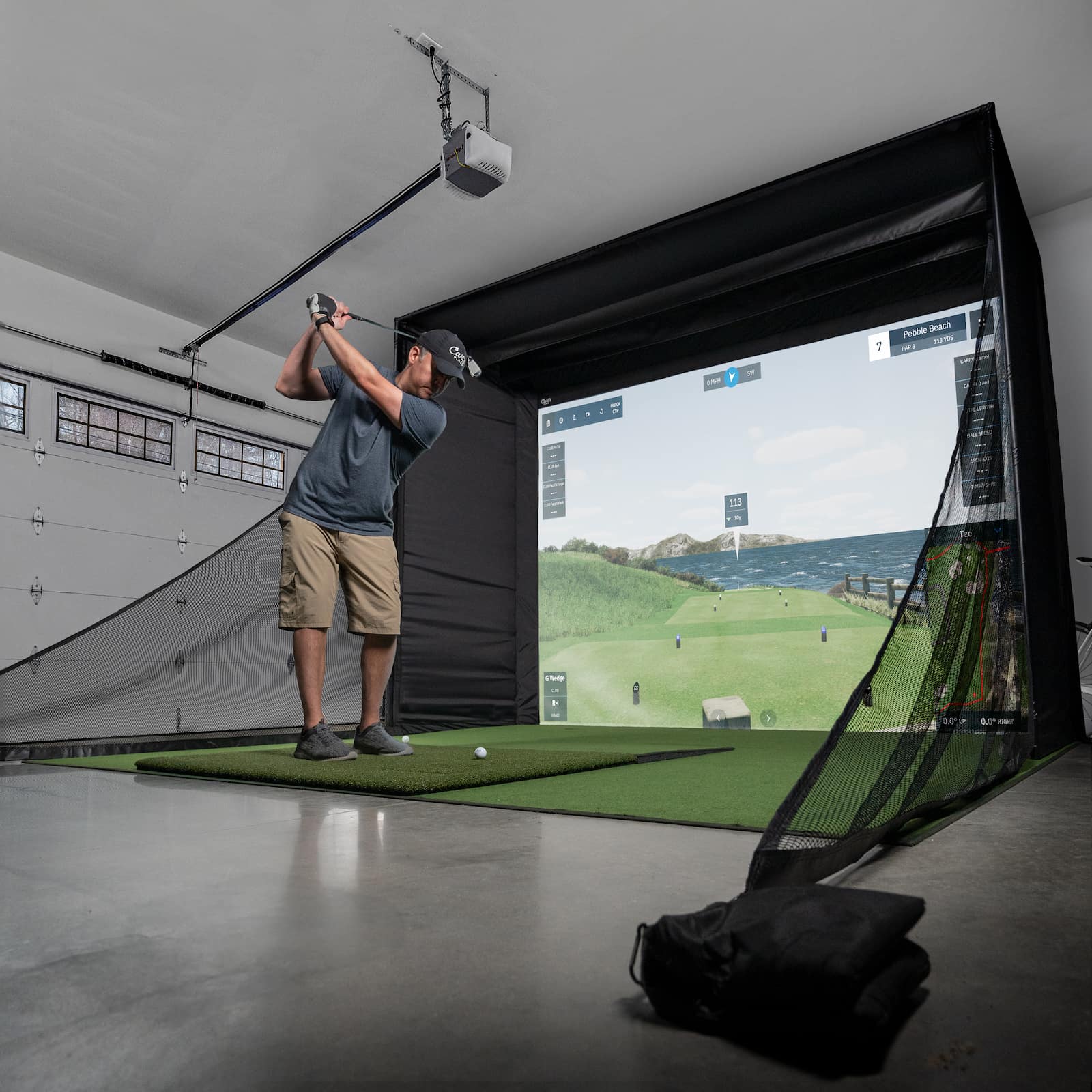 Carl's Place DIY Golf Enclosure Kit with Impact Screen