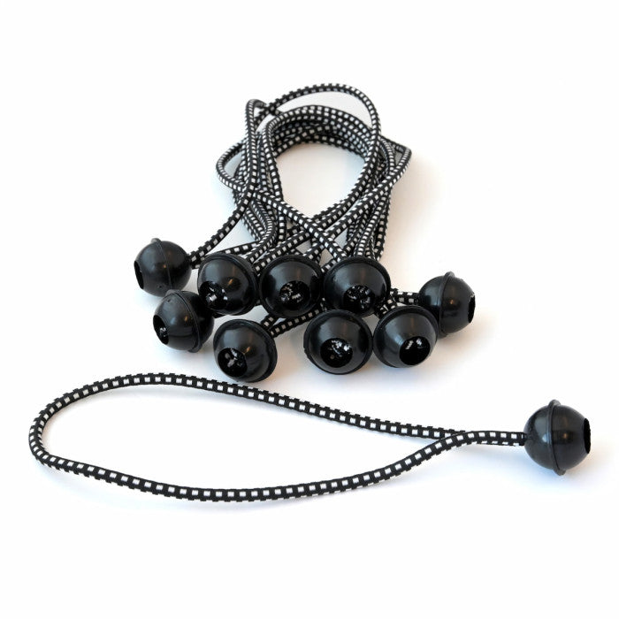 9-inch Black Ball Bungees (each)