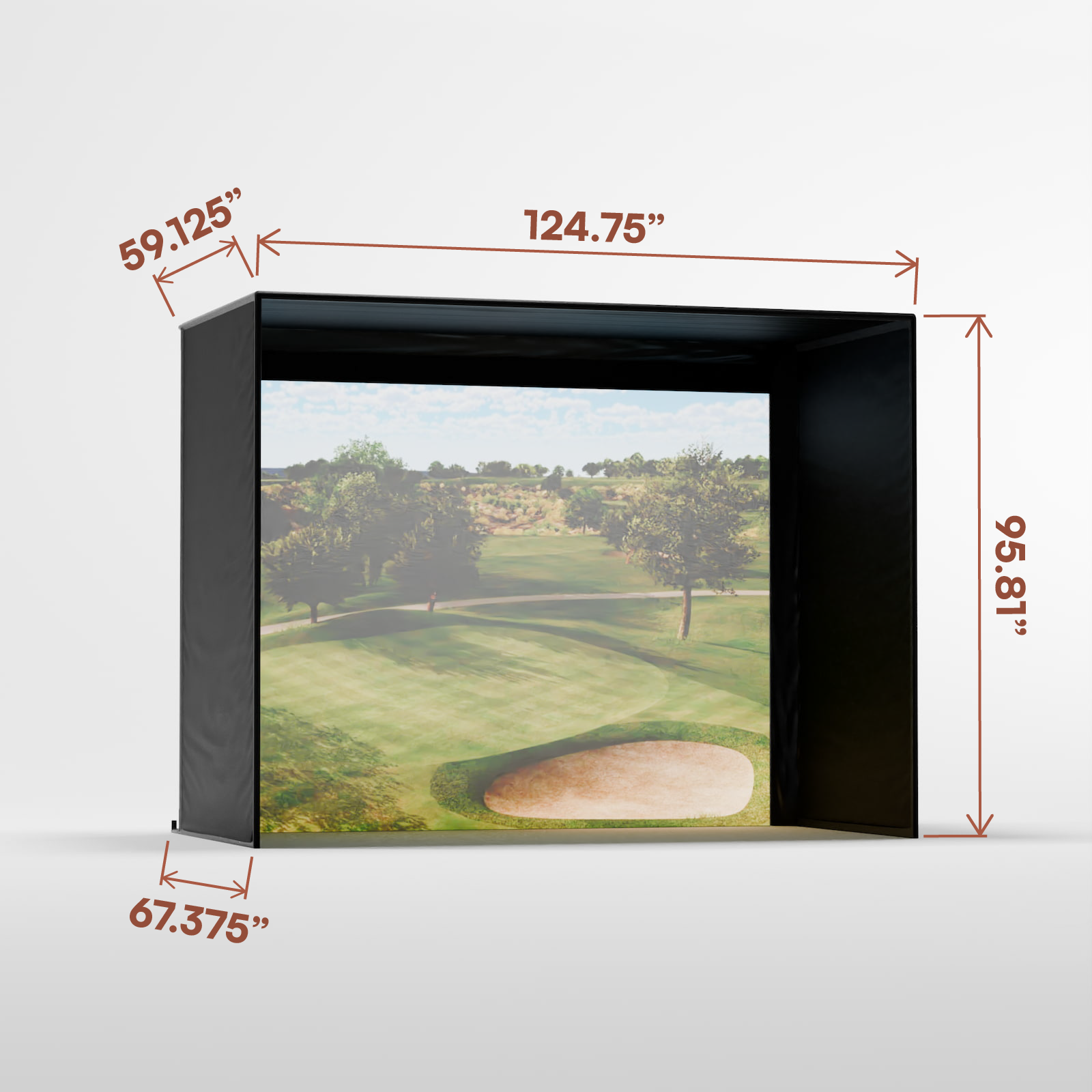 Carl's Place DIY Golf Enclosure Kit with Impact Screen