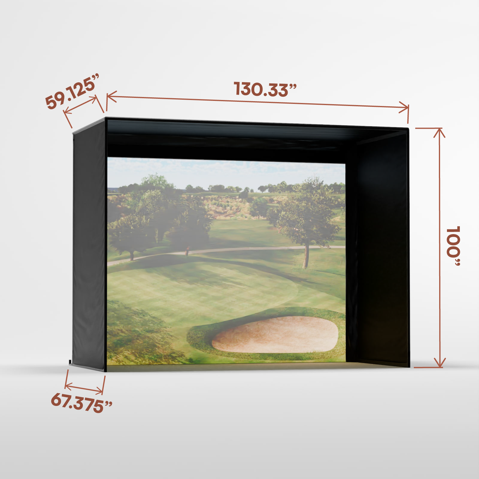 Carl's Place DIY Golf Enclosure Kit with Impact Screen