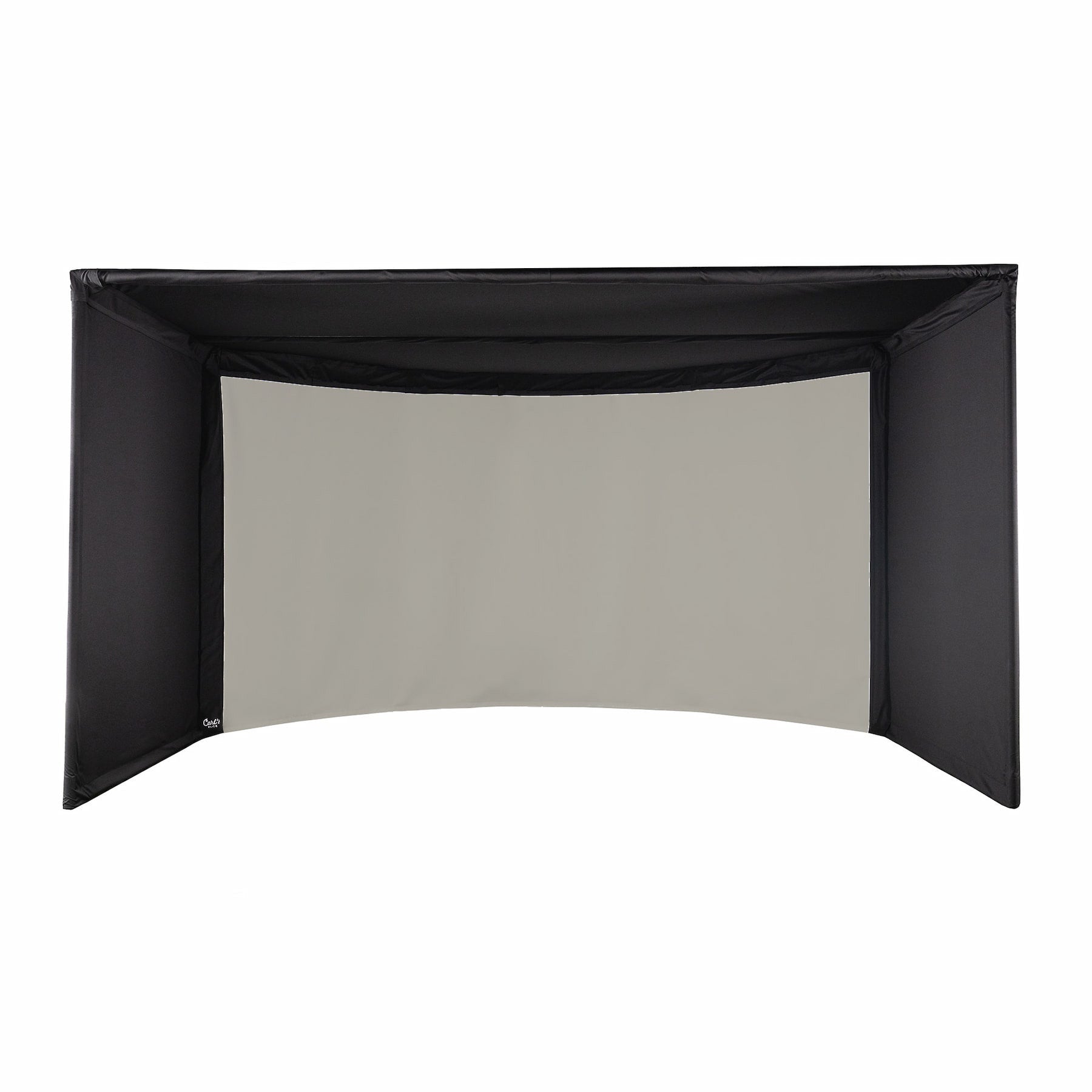 Carl's Place Curved Golf Simulator Enclosure Kit with Impact Screen