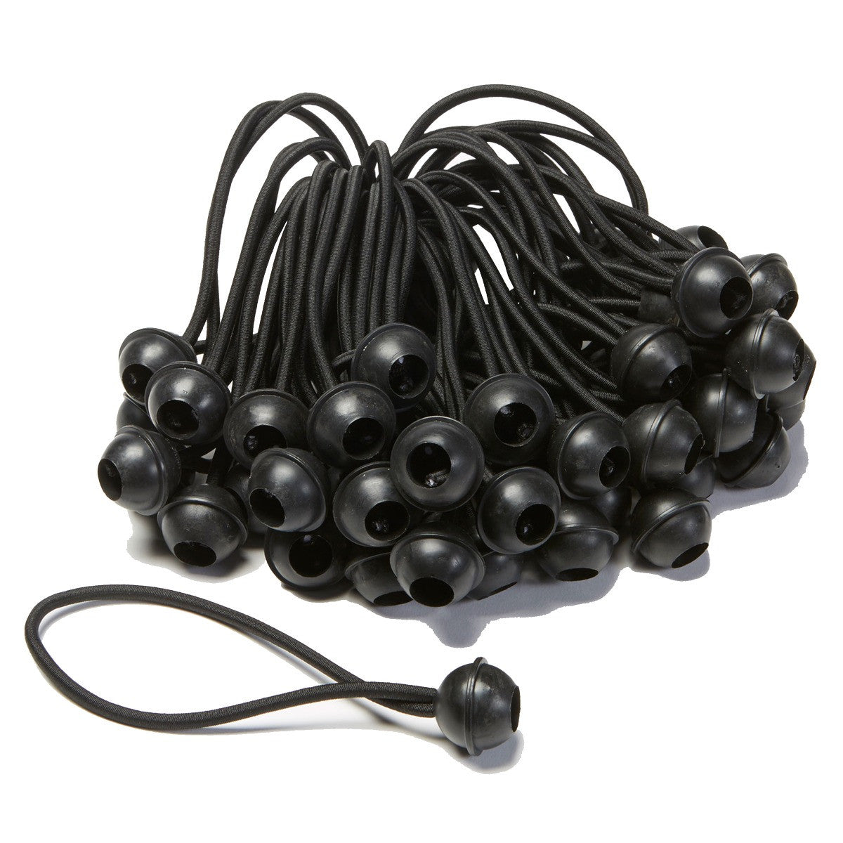 6-inch Black Ball Bungees (each)